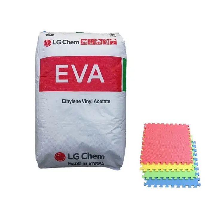 Grânulos de resina de Eva para LG EA28150, partículas de espuma de plástico Eva, grânulos de EVA para fazer sapatos, conteúdo de Va 28%