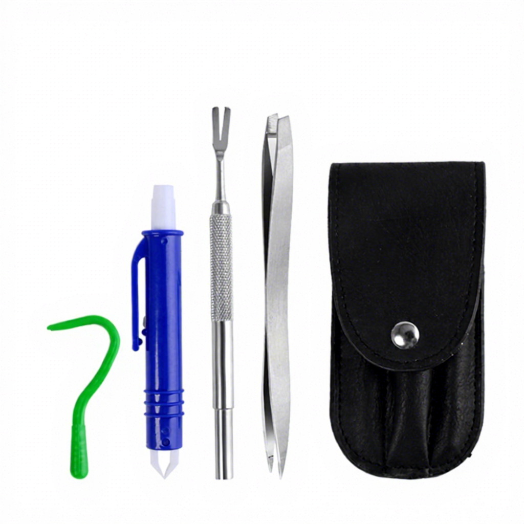 blu&verde- set da 4 pezzi (stile borsa in pelle)