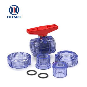Pvc Union Ball Valve for <strong>Water</strong> Supply UPVC Float Threaded Double True Union Ball Valve Quick Connect Shut High Quality DIN/<strong>ASTM</strong> - Product Image 4