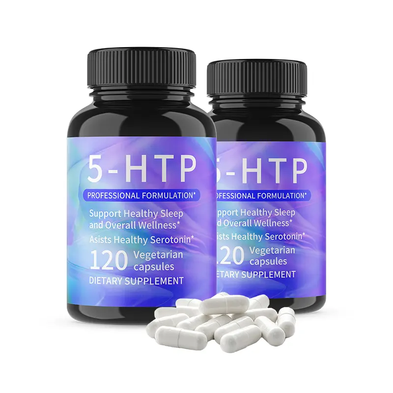 OEM/ODM Hot Sales 5-HTP Capsules Herbal Griffonia Seed Extract 5-Hydroxytryptophan 5-HTP Capsules