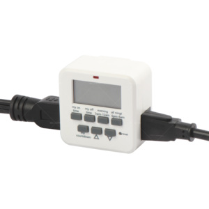 24 Hour Digital Timer Outlet (2 Pack), ON/Off <strong>Program</strong>, <strong>LCD</strong> <strong>Display</strong>, Single Plug-in, 125V 15A for Seasonal Light, Lamp, Heater - Product Image 4