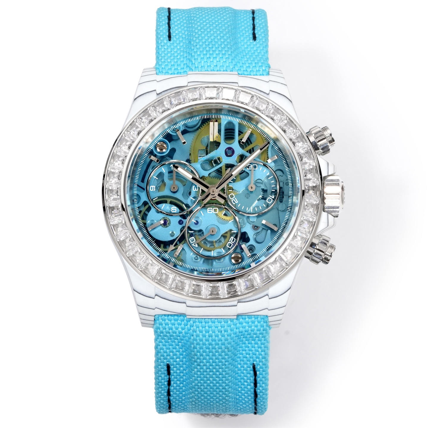 White Case Diamond Bezel