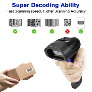סיטונאי כף יד אלחוטי 1D 2D <span class=keywords><strong>Qr</strong></span> קוד נייד סורק אוטומטי סריקת מסך קורא ברקוד למחסן Pos