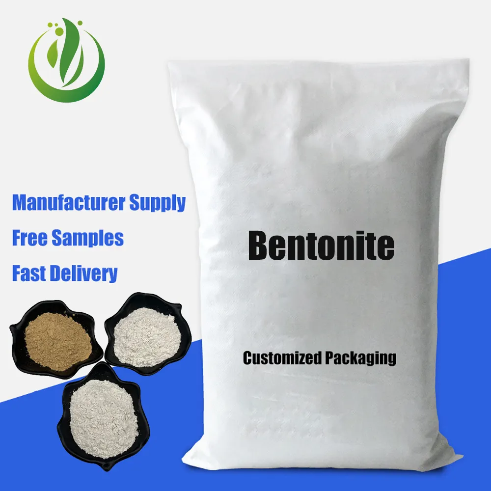 Costo di argilla Bentonite giallo campione gratuito Pellet all'ingrosso di particelle essiccanti dentifricio assorbente produttore di ceramica di grado