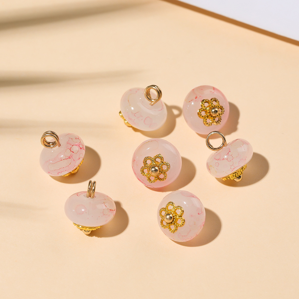 Rose et blanc avec calice floral