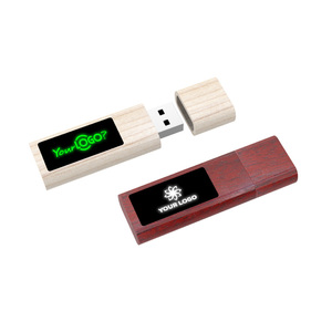 Usky nhà máy mới thân thiện với môi bằng gỗ ánh sáng lên LED <span class=keywords><strong>USB</strong></span> Stick khuyến mãi Kinh doanh Quà tặng chất lượng cao Bộ nhớ di động <span class=keywords><strong>USB</strong></span> Flash Drive - Product Image 5
