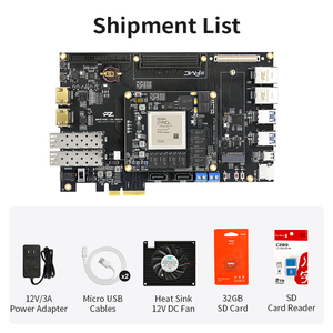 Puzhi Placa de Desarrollo FPGA Xilinx ZYNQ UltraScale + MPSOC XCZU7EV Kit de Evaluación FMC PCIE MIPI, 2 Unidades