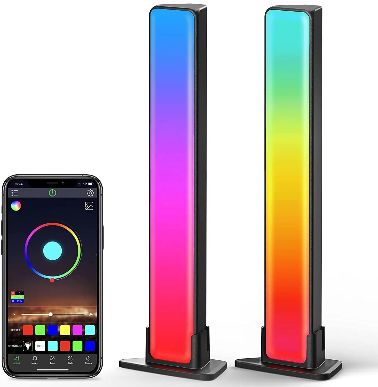 App Telefon Fernbedienung LED Erwachsenen Gaming Nacht Licht leisten RGB Licht leisten für TV Ambient Lighting Spiel Party PC Raum dekor