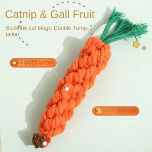 Juguete ecológico autocurativo para gatos, resistente a mordeduras, palo de insectos y frutas con hierba gatera para gatitos - Product Image 1