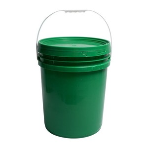 20L <span class=keywords><strong>25L</strong></span> gıda sınıfı plastik kova kova 5 & 7 galon yuvarlak desen için kimyasal boya motor yağı ile yapışan kapak yapımı <span class=keywords><strong>HDPE</strong></span> Metal