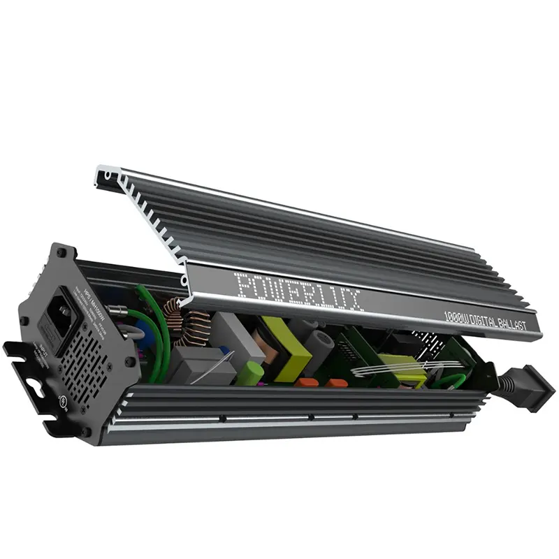 Ventilador refrigerado 600W 750W 1000W Dimmable reator elétrico para Hid crescer luz