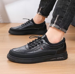 Zapatos de cuero informales para hombre de talla grande 45 Code 46, suela exterior suave Phylon con luz de rotura para primavera y otoño, nuevo ocio diario - Product Image 3