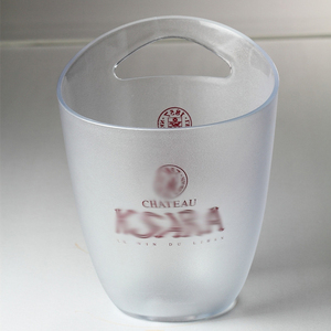 Akrilik için buz kovası şarap şampanya bira için 3L 3.5L 4L 5L 6L 7L 8L 10L 12L boyutları partiler için temizle beyaz üçgen - Product Image 3