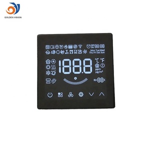 Kleines negatives FPC-Schnittstellen-COG-LCD-Anzeige modul mit Vollsicht-VA-Segment anzeige für Controller