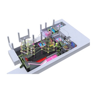 สวนแทรมโพลีนพร้อมระบบเสียงในตัวเพื่อบรรยากาศที่สนุกสนานและมีพลัง - Product Image 4