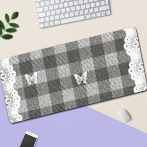 Simple Cute Anime Oversized <strong>Mouse</strong> Pad Thickened <strong>Keyboard</strong> Pad with Ins Style Wireless Feature for Gaming Office <strong>Use</strong> in Stock! - Product Image 2