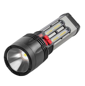 Torcia elettrica multifunzione a LED portatile impermeabile 2 modalità di luce USB torcia tattica ricaricabile - Product Image 1