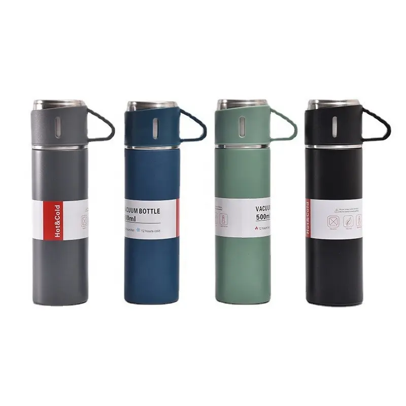 Geschäftsgeschenk Wasserspüle mit Kaffee-Tee-Becher 304 SS Thermos-Vakuumflasche Sportflasche