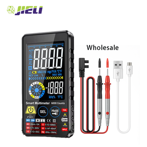 Multimètre numérique rechargeable 6000 points DCV/ACV 0,1-600V NCV/ maintien des données/ gamme automatique/ mesure de fréquence 3 5/6 chiffres faible - Product Image 2