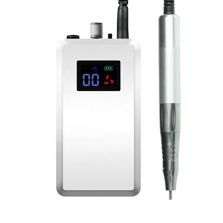 เครื่องเจาะเล็บสีขาว AT-NDB-152 110V ปลั๊ก USA 2.35มม.