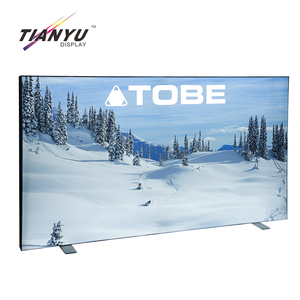 Cong đôi hai mặt Backlit vải LED không thấm nước lightboxes hiển thị lớn sơn ánh sáng Hộp gian hàng với kệ - Product Image 4