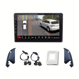 Land Cruiser câmera reversa grande angular 3D Bird View sistema de estacionamento panorâmico 360 graus Dash Cam para carros