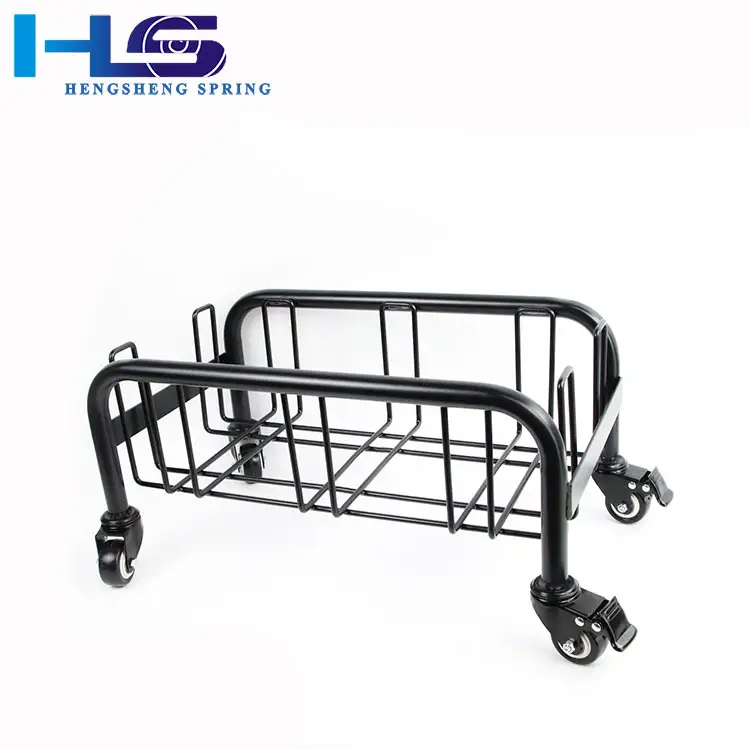 Hengsheng Heavy Duty Trash Can Adjustable Garbage Contaioner Moveable Waste Basket Trash Can Dolly