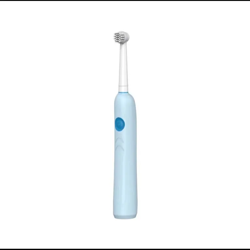 One Button On Electric Toothbrush Rotary Battery Powered Rechargeable Waterproof Toothbrush Manufacturer