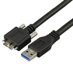 带锁定螺钉3M 5M的USB 3.0 a型公到微型B公扩展摄像机电缆 - Product Image 5