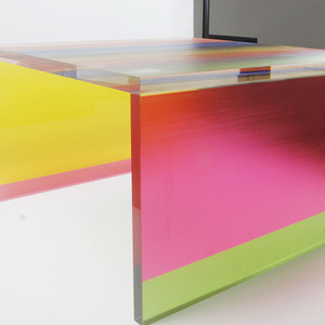 Colorful Gradient Acrylic <strong>Rectangular</strong> <strong>Table</strong> Square <strong>Table</strong> - Product Image 3