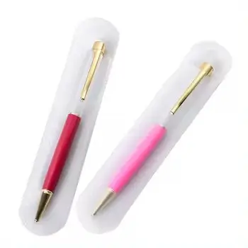 Factory price Custom Logo PVC Leak-proof Office Portable ball-point pen Holder Case Pocket Protector Pen sign pen Pouch Bag