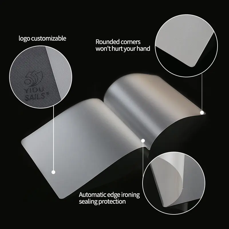YIDU Antiscratch A4 גודל נייר תמונה 125 מיקרופון 175 מיקרון BOPET חומר ברור שקוף תרמית למינציה פלסטיק פאוץ סרט