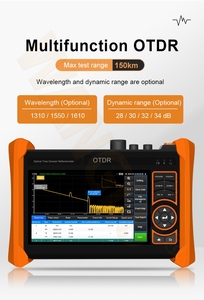 WANGLU 1310/1550nm 28/26dB 100KM 5.4 Touch Screen OTDR Fiber Optic time domain reflectometer with <strong>network</strong> IP camera tester - Product Image 4