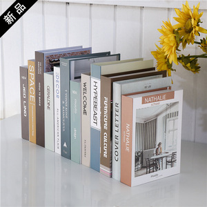 Tasarım markaları katlanır katlanabilir kanal kitap sonu modern dekorasyon dekoratif sahte kitap kutusu sehpa tasarımcı dekor kitapları - Product Image 3