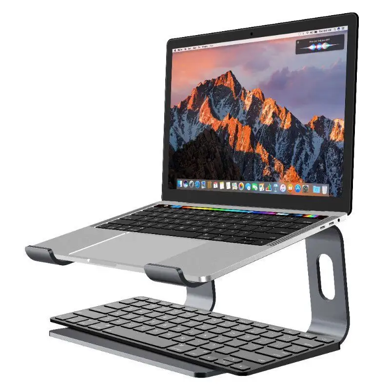 Suporte portátil ergonômico para laptop, suporte elevado para laptop