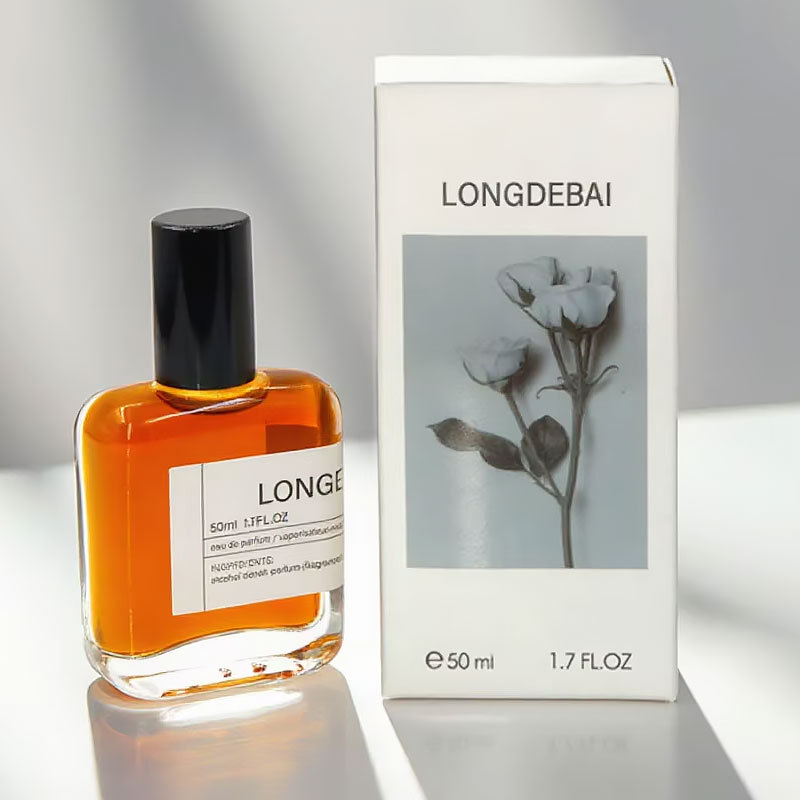 Clear glass bottle