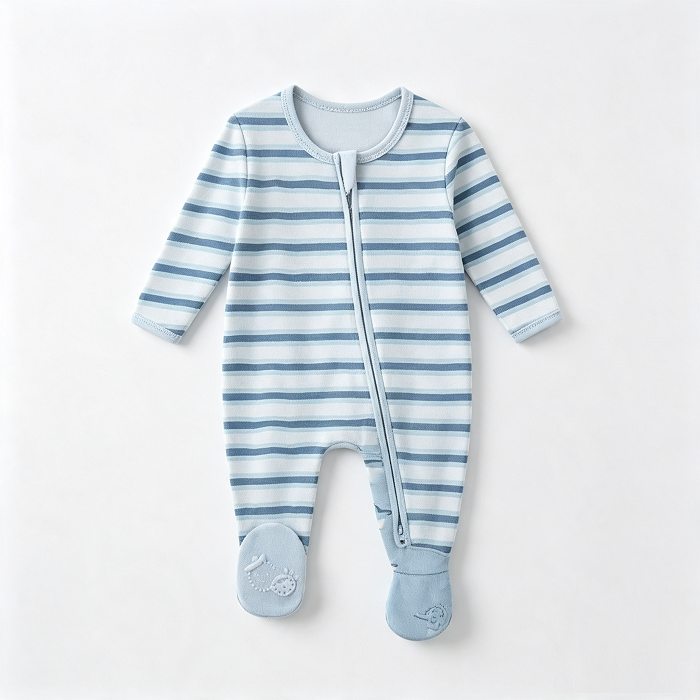 Blue White Striped
