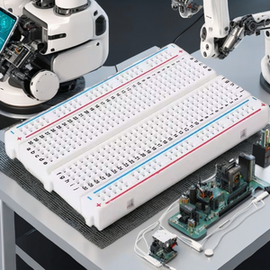 NEW MB-102 MB102 <strong>Breadboard</strong> 400 830 Point Solderless PCB Bread Board Jumper Wire Dupont Line Test Develop DIY for <strong>Arduino</strong> Kit - Product Image 3