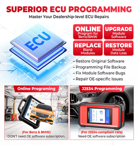 Professional Launch X431 Pad 7 Elite X-431 Pad Vii OBD 2 ECU <strong>Programming</strong> and <strong>Coding</strong> Automotive Vehicle Diagnostic Scanner - Product Image 5