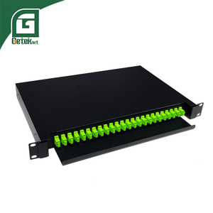OEM ODM 24 puertos 1U 19 \ "Montaje en rack Marco de distribución deslizante Geteknet Core Panel de conexión de fibra óptica Equipo óptico ODF - Product Image 6