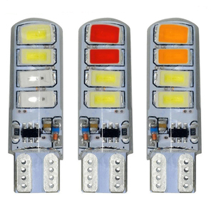 T10 Silicone 5630 8 <strong>Light</strong> Two-color Flash <strong>Light</strong> Decode Width <strong>Lights</strong> T10 Canbus - Product Image 1