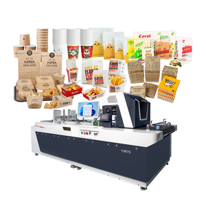 Karton tek geçişli dijital baskı için Kelier fabrika satış yüksek çözünürlüklü renkli yazıcı kağıt kap makinesi Fan yazıcı - Product Image 1
