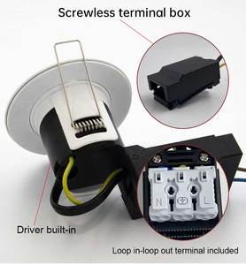 Nhà trần ánh sáng tại chỗ IP65 SMD <span class=keywords><strong>LED</strong></span> lõm Downlight 5 Wát Ultra Thin lửa đánh giá Dimmable cho phòng khách - Product Image 3