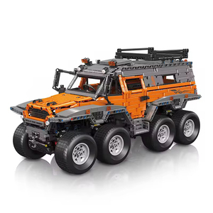 3062ชิ้น avtoros Shaman 8x8ยานพาหนะสะเทินน้ำสะเทินบกทุกพื้นที่เอบีเอสการศึกษาโมเดลรถบล็อกของเล่น - Product Image 1