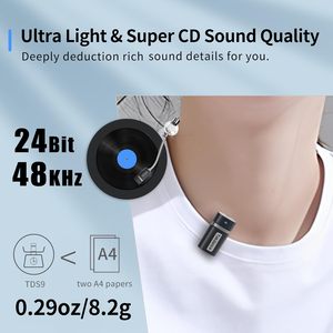 Portable Mini Wireless Lavalier Microphone 2.4GHz Type C Connector Noise Cancelling Light-Weight iPhone Microphone for - Product Image 3