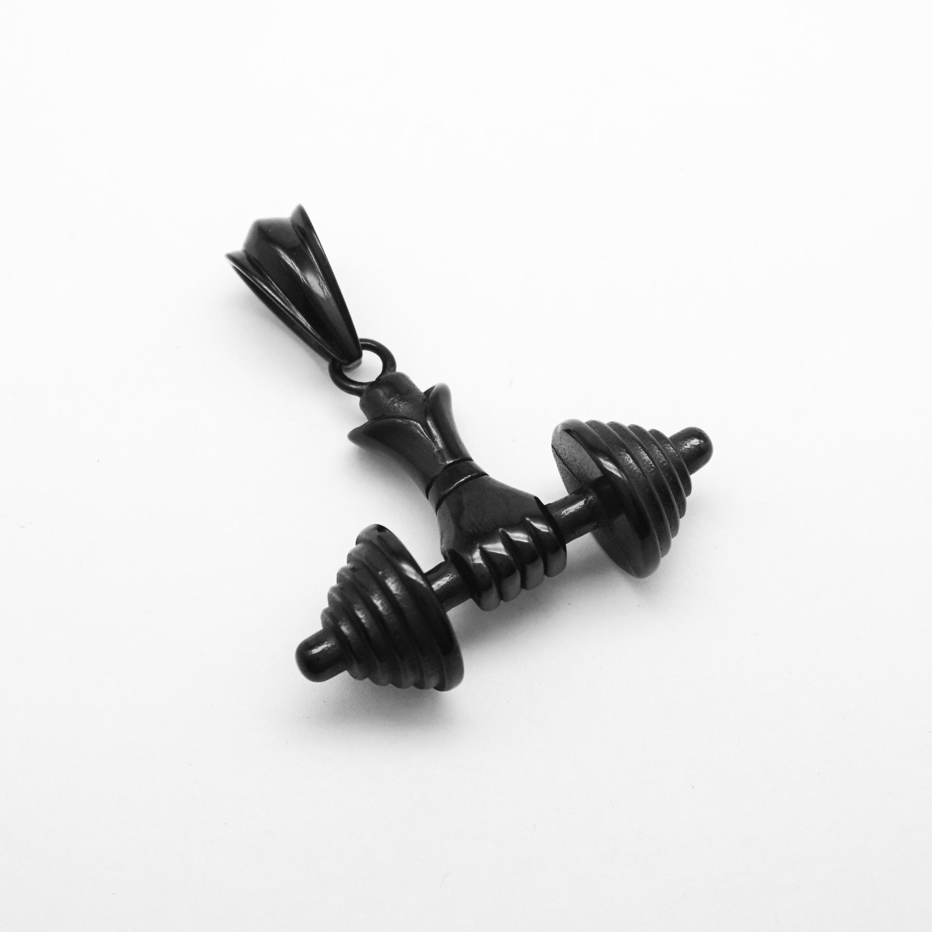 Black Single Pendant Without Chain