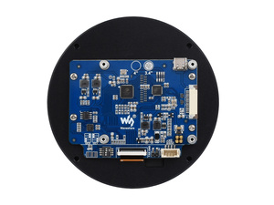 3,4 Zoll DSI LCD (C) Waves hare Round Touch Display 800x800 IPS 10-Punkt-Touch-Treiber erforderlich Unterstützt Raspberry Pi 5 4B 3B 3A - Product Image 3