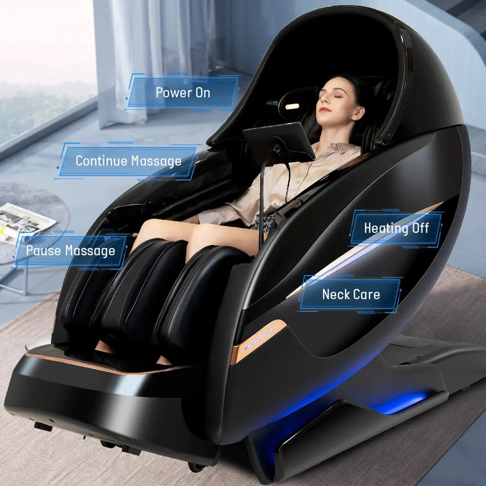 Роскошный новейший массажный стул Mstar 4d для здоровья тела