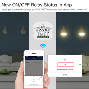 Modulo interruttore ZigBee + RF Tuya smart home Switch breaker on-off APP timing modulo interruttore intelligente per il controllo vocale - Product Image 4
