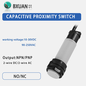 BXUAN Fast Delivery DC 10-30V Detection Distance 8mm AC 2-Wire <strong>Output</strong> NC Liquid <strong>Sensor</strong> <strong>Capacitive</strong> Proximity <strong>Sensor</strong>